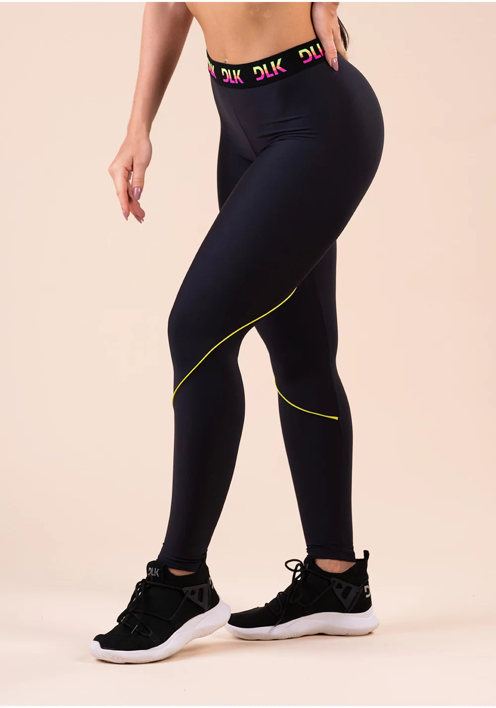 Calça Legging Fitness Feminina Alta Compressão Texturizada